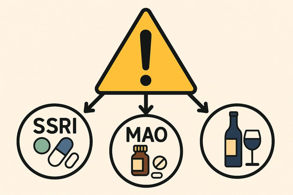 Interacties tramadol met SSRI’s, MAO-remmers en alcohol