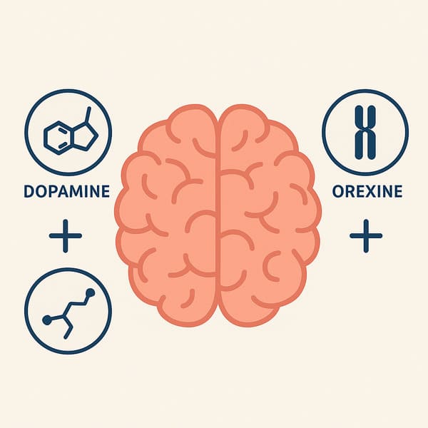 modafinil werking dopamine orexine focus
