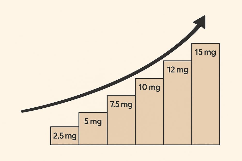 tirzepatide dosering opbouwen 2.5 tot 15 mg