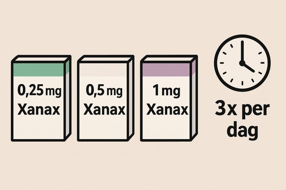 Xanax dosering volwassenen ouderen kinderen