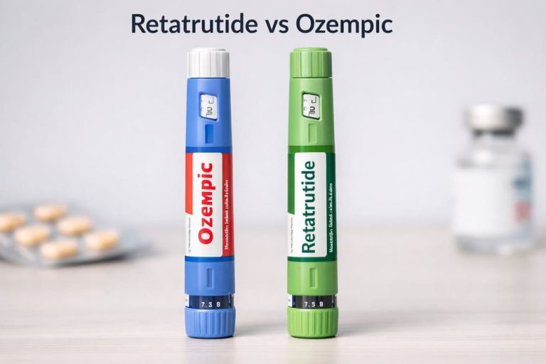 Retatrutide vs Ozempic vergelijking injectiepennen voor gewichtsverlies